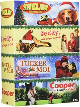 Chien n° 3 - Coffret 4 films : Tucker & moi + Shelby + Buddy, mon berger de Noël + Cooper, un amour de chien !